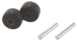 Roulettes avant de la brosse pour aspirateur Unlimited Série 6 Bosch