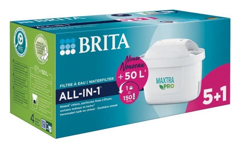 Lot de 6 filtres à eau Brita Maxtra Pro pour expresso Magimix 