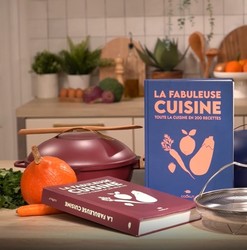 Livre "La fabuleuse cuisine" avec 200 recettes  cuisiner avec la fabuleuse pole 8-en-1 Cookut