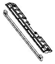 Support + brossette pour aspirateur balai Rowenta X-FORCE FLEX 13.60 RH9A