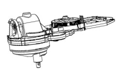 Bote  vitesses pour robot ptissier Moulinex Coach & I-Coach Touch QA9