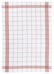 Torchon  carreaux rouge et blanc classique 50 x 70 cm Winkler