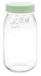 Bocal stockage 2 L couvercle  visser sauge &quot;Color Vis&quot; Le Parfait