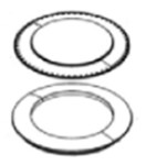 Couvercle du bac  grains pour machine  caf expresso Riviera &amp; Bar CE837A