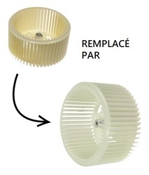 H�lice air chaud pour climatiseur Delonghi PAC AN - PAC EL