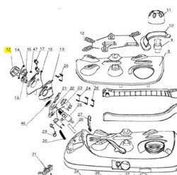 RC339A - vue clate partielle - bouton de rglage de la vapeur - indice 13