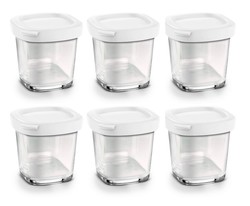 6 pots en verre pour Tefal Cake Factory