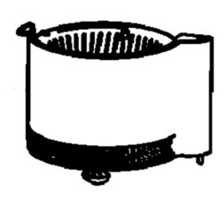 Porte-filtre gris pour cafetire Soleil Moulinex