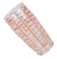 Verre mesureur gradu 58 cl en verre