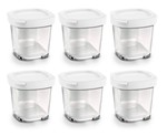 6 pots en verre pour Tefal Cake Factory