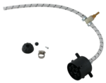 Robinet + connecteur ct corps pour nettoyeur vapeur Polti Vaporetto