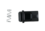 Verrou du bac  poussires + ressort pour aspirateur balai Rowenta X-FORCE FLEX 13.60 RH9A