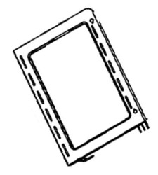 Porte avant + vitre pour four Optimo Moulinex OX48 39L