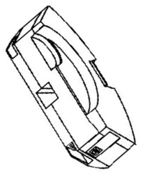 Module arrire mode "aspirateur uniquement" pour aspirateur robot Rowenta Explorer Serie 220 - 240
