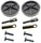 Kit roues arrires pour aspirateurs  usage intensif GD1005 NILFISK