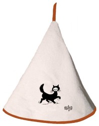 Essuie mains Dubout chat balade ivoire 60 cm Winkler
