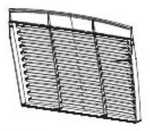 Grille pour climatiseur Delonghi PAC EL112 CST