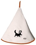 Essuie mains Dubout chat balade ivoire 60 cm Winkler