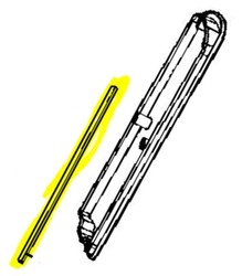 Joint du cache arri�re pour aspirateur laveur Rowenta X-Clean 5 GZ5555EE - GZ5557EE