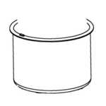 Cuve avec rsistance intgre pour friteuse Uno M AF121110/87A de Moulinex