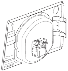 5511810168 Moteur Ventilation + flanc Delonghi