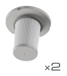 Lot de deux filtres sparateurs plisss pour aspirateur balai Rowenta XCOMBO GZ3038WO - GZ3039WO