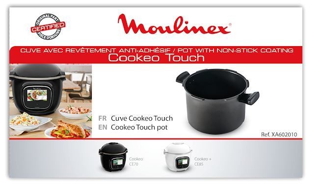 Cuve de cuisson cuiseur Cookeo Touch CE9 Moulinex 