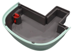Bac r�colte-gouttes vert pour cafeti�re expresso Smeg ECF03PGEU
