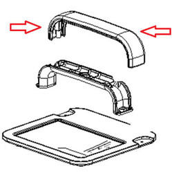 Poigne superieure du couvercle pour friteuse Oleoclean FR804000/87A SEB