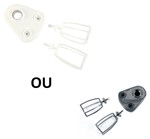 Fouet  double rotation complet pour robot culinaire Kenwood Multipro Home - blanc ou gris