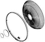 Grille avant ventilateur Rowenta Turbo Silence Extreme VU5690