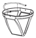 Filtre pour cafetière Smeg DCF02 numéro de série 5133
