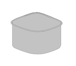 cuve anti-adhsive pour friteuse Delonghi