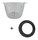 Bol en verre du hachoir pour set mixeur Riviera & Bar PR154A - si n srie >1416