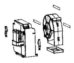 Ventilateur pour aspirateur laveur Rowenta X-Clean 5 GZ5555EE - GZ5557EE