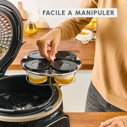 Kit de 8 verrines + support pour cuiseur Moulinex Cookeo - Cook 4 Me