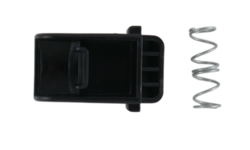 Verrou du bac  poussires + ressort pour aspirateur balai Rowenta X-FORCE FLEX 13.60 RH9A