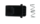 Verrou du bac  poussires + ressort pour aspirateur balai Rowenta X-FORCE FLEX 13.60 RH9A