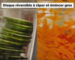 Disque rversible  rper mincer gros du bol multifonction pour robot ptissier Kenwood Prospero+