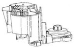 Carter moteur pour robot I-Companion XL Touch Moulinex