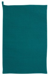 Torchon nid d'abeille vert paon Mumba 50 x 70 cm Winkler