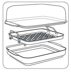 Ensemble-plat-cocotte-vapeur-Four-Gourmet-Rowenta-OC789130