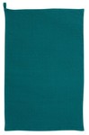 Torchon nid d&#039;abeille vert paon Mumba 50 x 70 cm Winkler