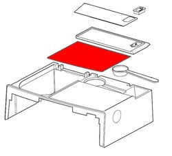 plaque suprieure pour machine  caf Magimix L'Expresso & Filtre Auto 11423
