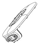 Botier suprieur pour friteuse sans huile Moulinex Easy Fry 9-en-1 Multifonction AL5558F0 - AL556DF