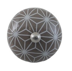 MISMJCP37-01 : Poign�e c�ramique g�om�trique