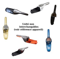 units sans cuve electrolux aspirateur balai ergorapido - modle au choix suivant l'appareil