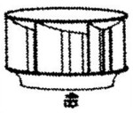 Hlice avec crou pour purificateur d&#039;air Pure Air City Rowenta