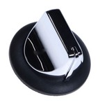 Bouton noir pour four Optimo OX46 &amp; OX48 Moulinex 33L &amp; 39L