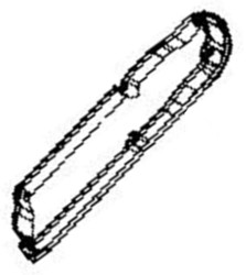 Flasque arri�re pour aspirateur laveur Rowenta X-Clean 2 GZ22